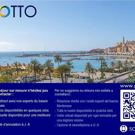 Apartamento Grand 2p Face En Centre-ville Dans Un Palace Avec Parc A - Fr-1-196-318 Menton